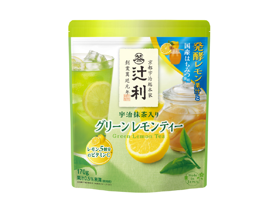 片岡物産 辻利 宇治抹茶入りグリーンレモンティー170g | フランテ
